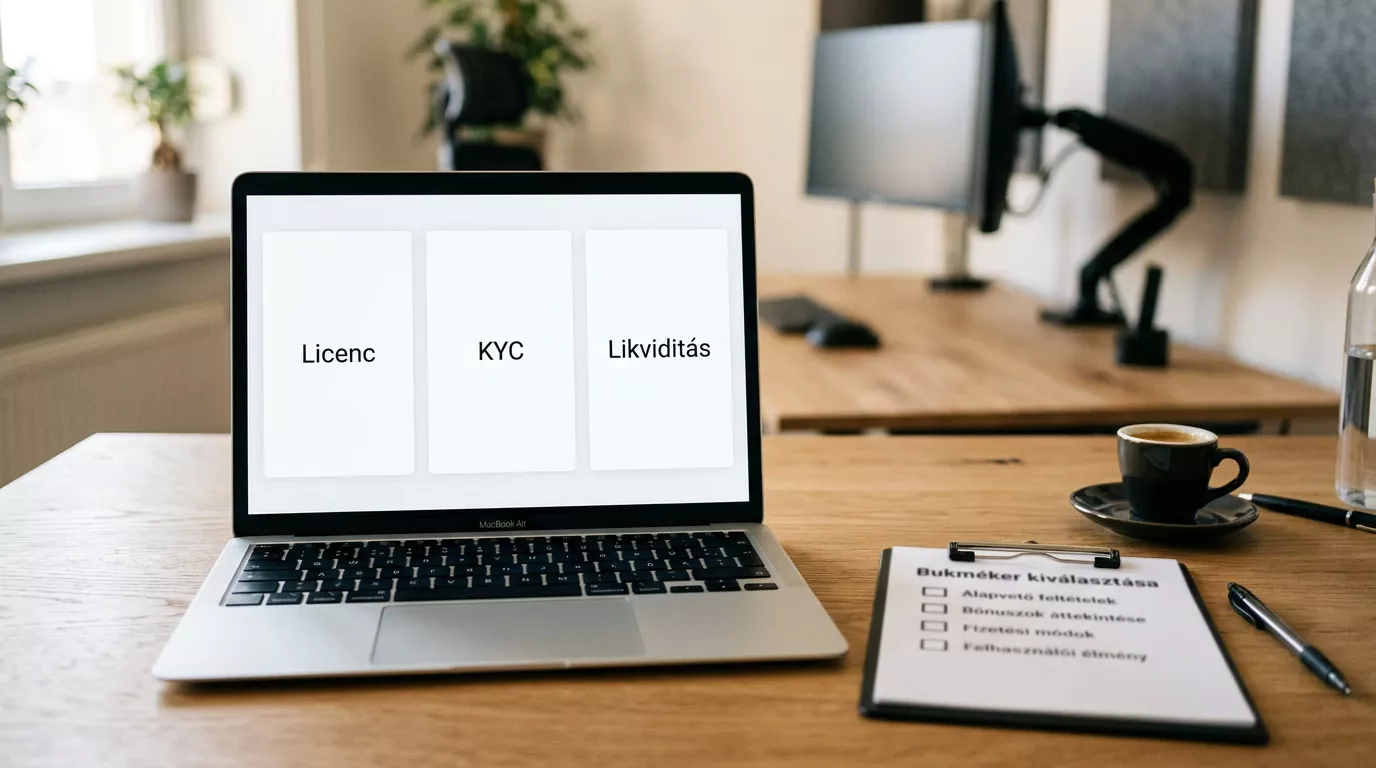 Kripto bukméker kiválasztása: licenc, KYC és likviditás vizsgálata
